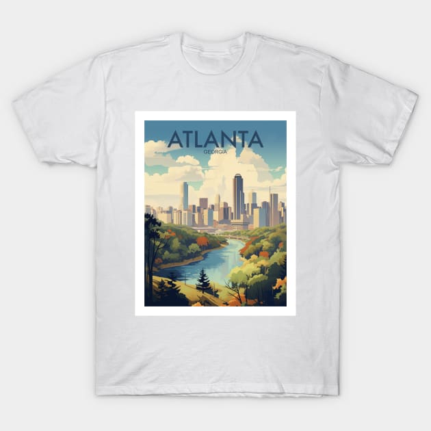 ATLANTA T-Shirt by MarkedArtPrints